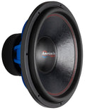 American Bass 18 Inch Subwoofer, 2000W RMS, Dual 1 Ohm Voice Coil, Black, Kevlar Cone