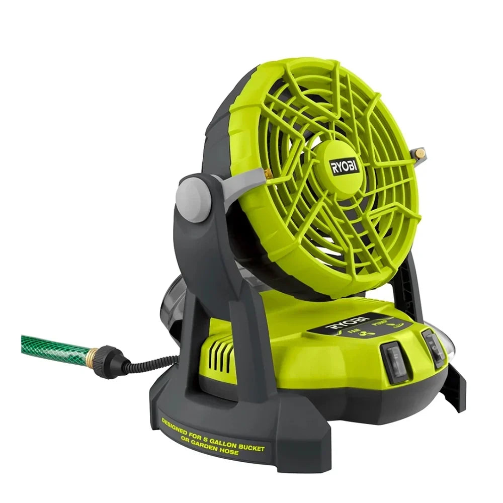 RYOBI 18V ONE+ Bucket Top Misting Fan Kit
