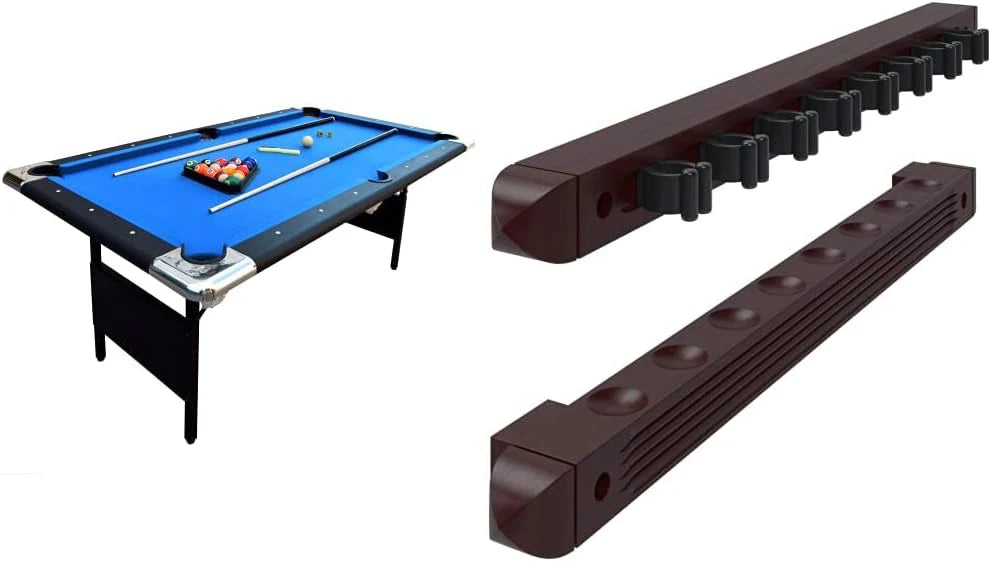Hathaway Fairmont 6 Ft Portable Pool Table, Blue - BG2574