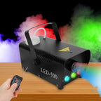 400W Fog Machine RGB LED Party Club DJ Fogger Rapid Heating Remote Control Wedding Stage Smoke Machine