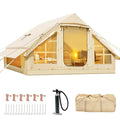 ABORON 6 Person Inflatable Camping Tent With Pump, 10ft x 7ft, Oxford - 4 Season