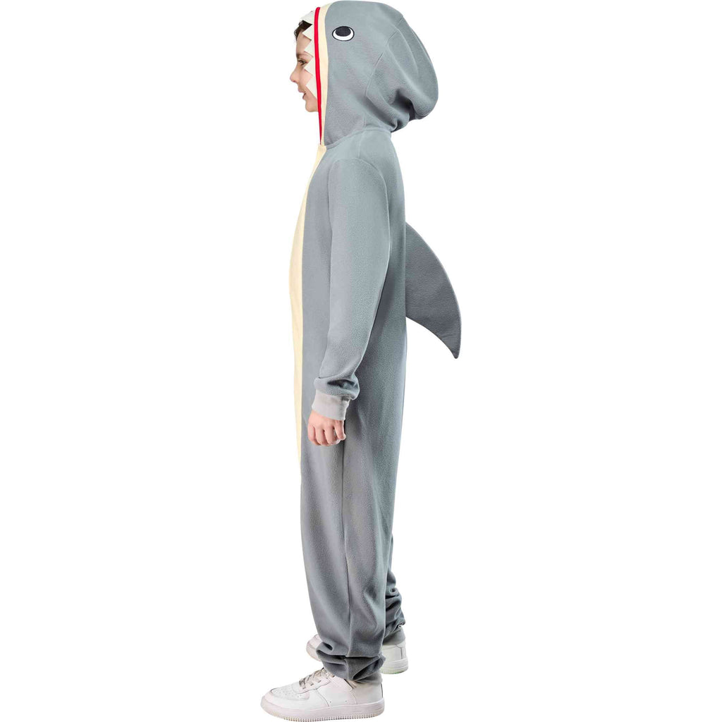 Shark Jumpsuit Halloween Costume for Children, Boys' Size S (6/8), by Way to Celebrate