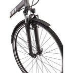 Schwinn Network 6c Hybrid Bike, 21 Speeds, Large 19.5 in Men's Style Frame, 700c Wheels, Grey