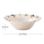 Way To Celebrate Halloween Ghost Ceramic Stoneware Serving Bowl, White