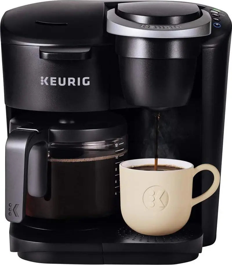 Keurig K-Duo Essentials Coffee Maker, Single Serve And 12-Cup Carafe, Black - 5000204976
