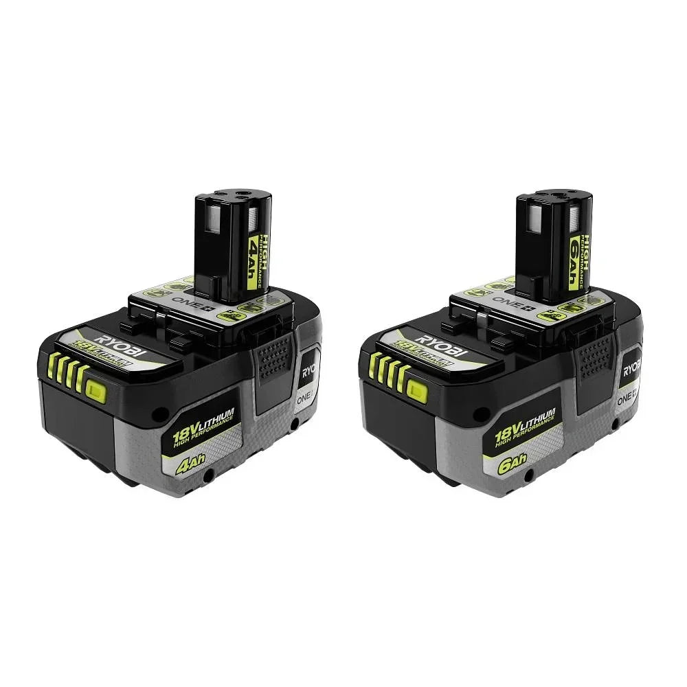 RYOBI 18V ONE+ 4Ah & 6Ah Lithium High Performance Battery 2-Pack