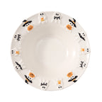 Way To Celebrate Halloween Ghost Ceramic Stoneware Serving Bowl, White