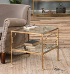 Bailey Street Home Cube Table 19 inch Wide By 19 inch Deep Clear Tempered Glass - 208-Bel-1874331