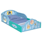 Delta Children Bluey 3-Piece Toddler Bedroom Set With Bed, Chair Desk And Toy Organizer - Blue
