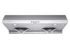 Hauslane Under Cabinet Range Hood 30-inch Full Stainless Steel, Fits 6 Inch Round Ducts - C100