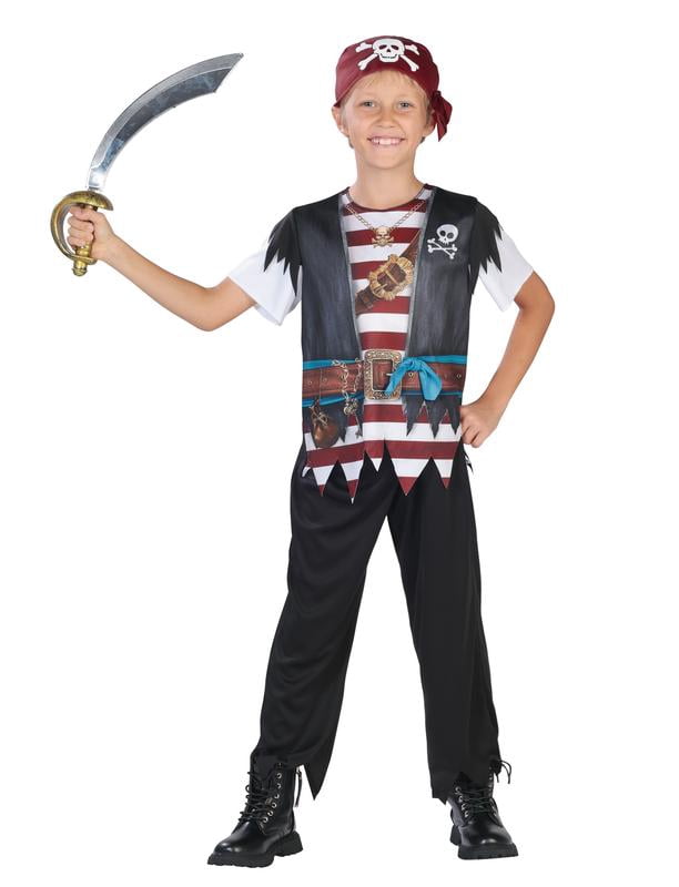 Treasure Pirate Family Matching Costume for Children, Boys' Size Small (6/7), by Way to Celebrate