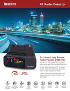 Uniden Extreme Long Range Laser/Radar Detector With 360 Degree Detection And GPS Alerts