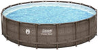Coleman Power Steel Frame Above-Ground Swimming Pool Set 18 x 48