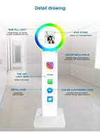 10.2 Inch iPad Photobooth Standing Selfie Photos For Wedding Party