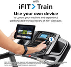 Nordictrack T Series Treadmill, Black, 73.5 in D x 36 in W x 54 in H, 55 in x 20 in Deck