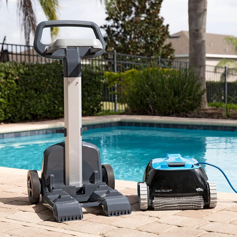 Dolphin Nautilus CC Automatic Robotic Pool Vacuum Cleaner With Caddy For In-Ground Pools Up To 33 FT