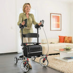 Heavy Duty Standing Upright Rollator Senior Walker