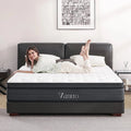 Vantto Queen 12 Inch Hybrid Memory Foam Mattress In A Box - CertiPUR-US