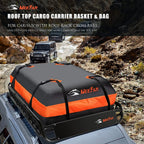 MeeFar Roof Cargo Basket 51 x 36 x 5 in with Waterproof Bag - MF-BSK-AND-BAG