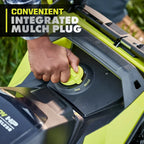 RYOBI 40V HP Brushless 21" Walk Behind Self-Propelled Lawn Mower w/ (2) 6.0Ah Batteries and Charger