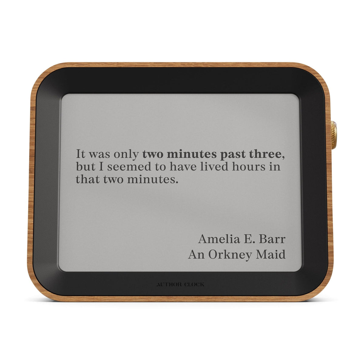 Author Clock Large