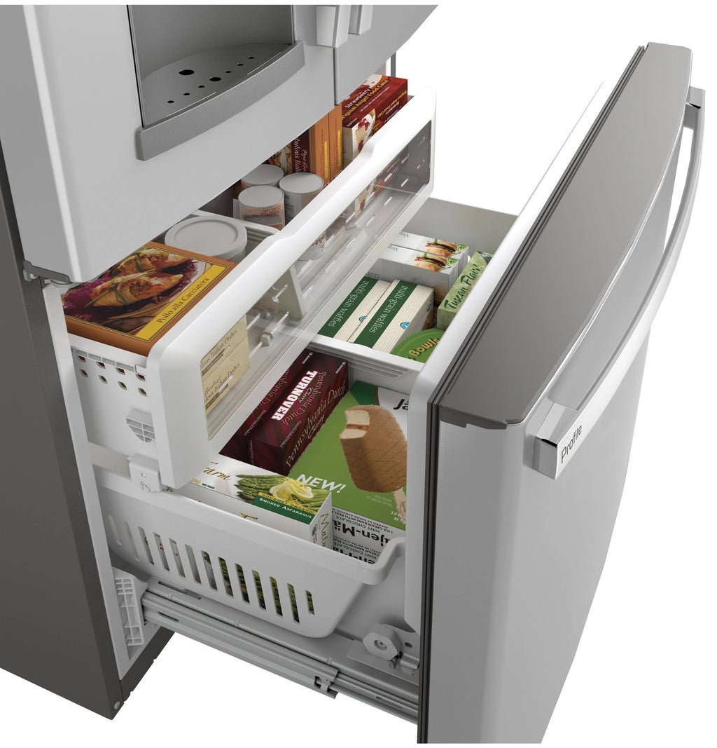 GE Profile Series 27.7 Cu. Ft. Fingerprint Resistant French-Door Refrigerator With Hands-Free AutoFill