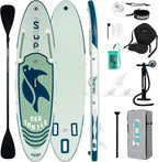 FunWater Inflatable Stand Up Paddle Board, 11 ft x 32 in x 6 in - SUP Paddle Accessories