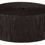 Black Paper Party Streamer, 150', by Way To Celebrate