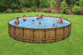 Round Above Ground Pool Set - 22' x 52in