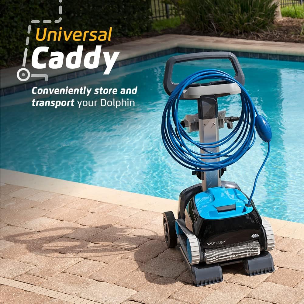 Dolphin Nautilus CC Automatic Robotic Pool Vacuum Cleaner With Caddy For In-Ground Pools Up To 33 FT