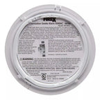 Hardwired Smoke And Carbon Monoxide Alarm With Ionization Sensor, 120V AC, 9V Battery Backup