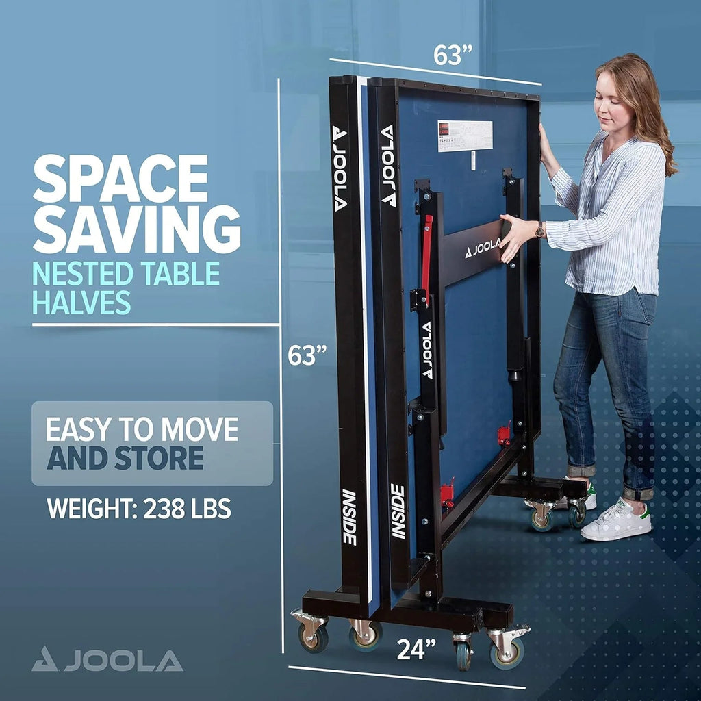 JOOLA Inside Professional Indoor Ping Pong Table, 13mm MDF, 108in x 60in x 30in - Inside