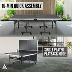 JOOLA Inside Professional Indoor Ping Pong Table, 13mm MDF, 108in x 60in x 30in - Inside