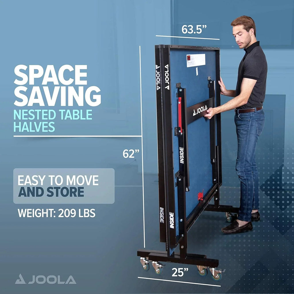 JOOLA Inside Professional Indoor Ping Pong Table, 13mm MDF, 108in x 60in x 30in - Inside
