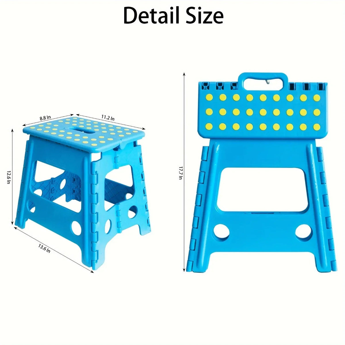 DEKAXI DEKAXID Compact Folding Step Stool, 2-Pack