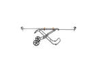Universal Mobile Miter Saw Stand With Mounting Braces - AC9946