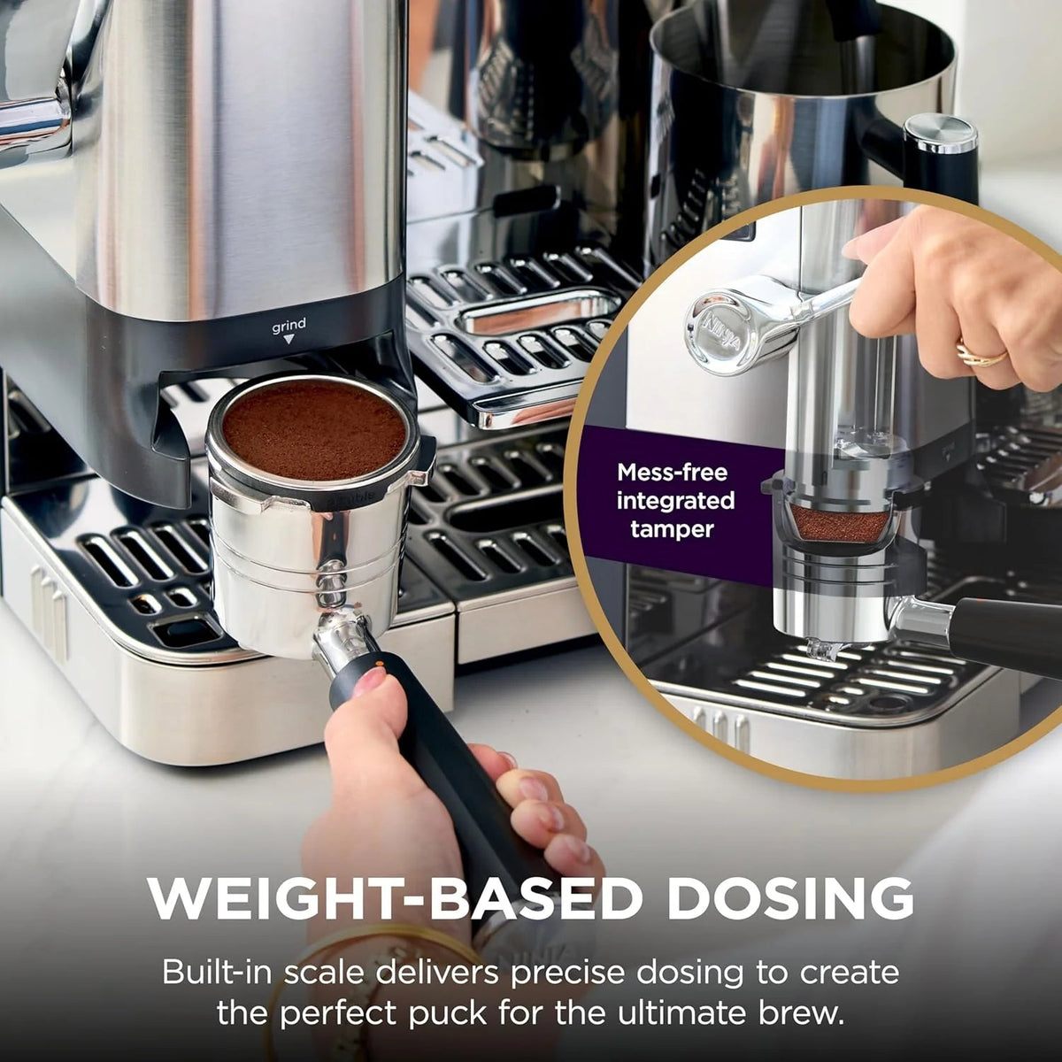 Ninja Luxe Cafe Pro Series Espresso Machine, Drip Coffee And Cold Brew - 68 Fluid Ounces