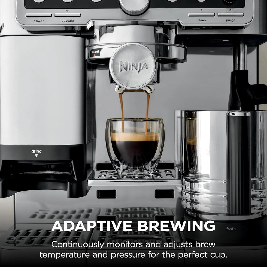 Ninja Luxe Cafe Pro Series Espresso Machine, Drip Coffee And Cold Brew - 68 Fluid Ounces