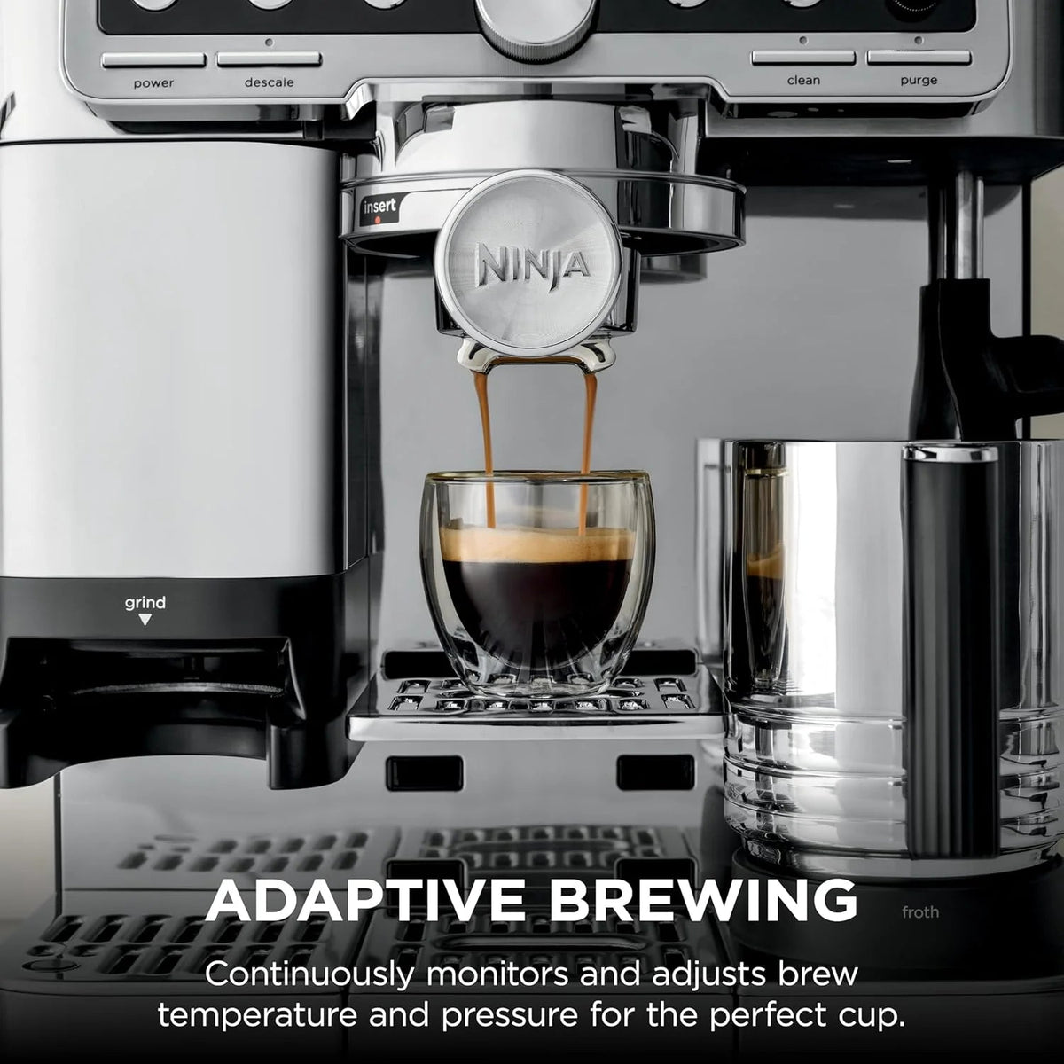 Ninja Luxe Cafe Pro Series Espresso Machine, Drip Coffee And Cold Brew - 68 Fluid Ounces