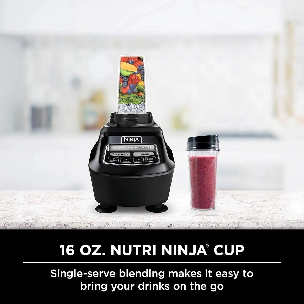 Ninja Mega Kitchen System Blender, 1500W, Black - BL770