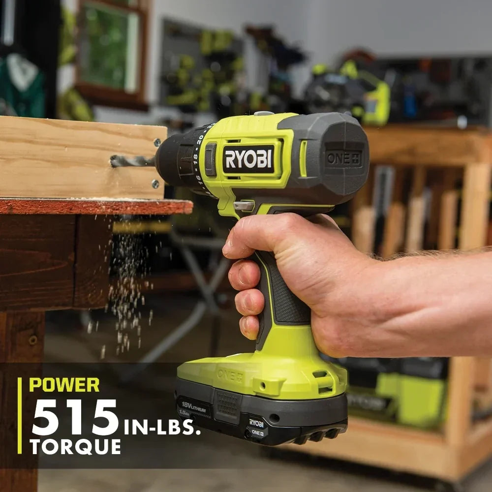 RYOBI 18V ONE+ 12-Tool Combo Kit - (2) 4Ah and 1.5Ah Batteries