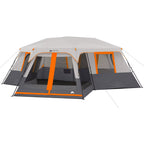 Ozark Trail 12-Person 3-Room Instant Cabin Tent With Screen Room, 20 ft x 18 ft, 56.5 lbs