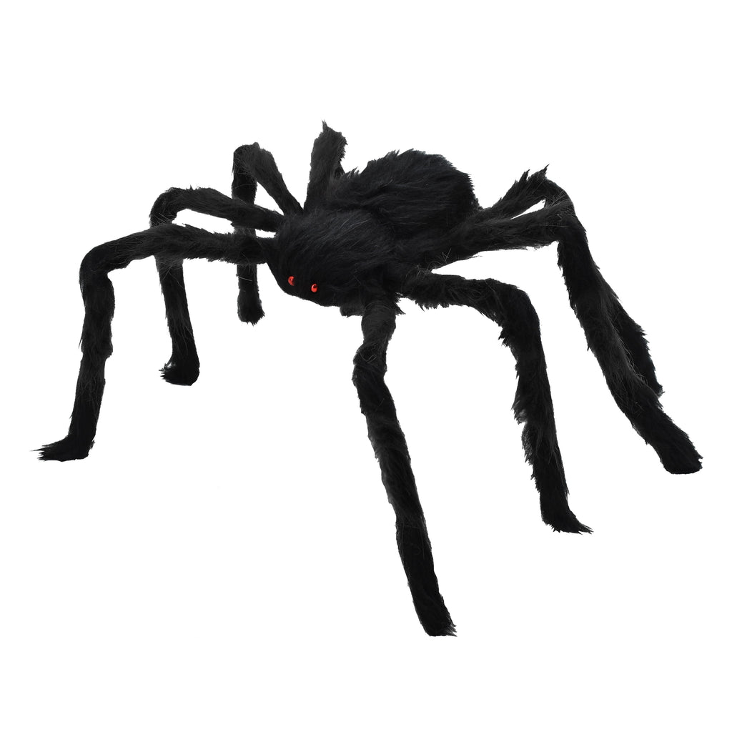 Giant Spider Web with Spider Decoration, Black, 8', Halloween by Way To Celebrate