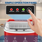 KISSAIR Portable Countertop Ice Maker, 26 lbs/24H - HZB-12/H