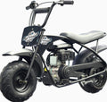 MotoTec 105CC 3.5HP Mini Bike, Black, Alloy Steel, 23mph - KN110-A